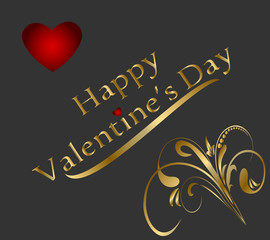 Valentine-Black & Red 2