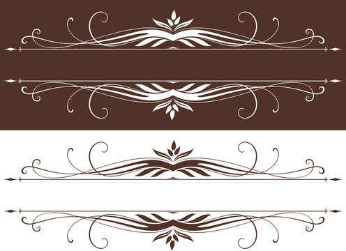 vector scroll design