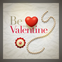 Retro Valentine's Day Card