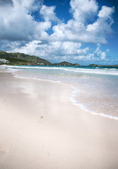 Orient Beach on St. Maarten Carribean Island