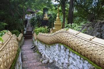 Stairs at Mount Phousi, Luang Prabang, Laos