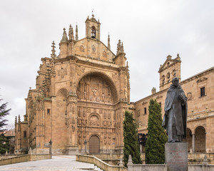 Obraz premium Church and convent of San Esteban, Salamanca, Spain.