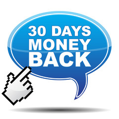 30 DAYS MONEY BACK ICON