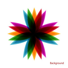 Obraz premium Background color flower