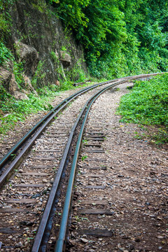 View Of Burma Railway (Death Railway), Thailand