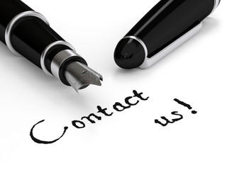Fototapeta premium Contacts us
