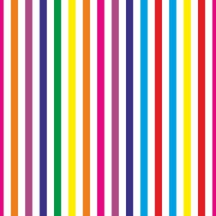 Seamless colorful stripes vector background or pattern - 60335520