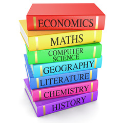 School books - Textbooks isolated © Dreaming Andy