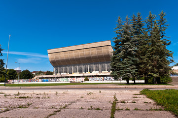 Abandoned Palace of Sports and Concerts in Vilnius, Lithuania