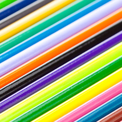 Obraz premium colored pencils isolated on white