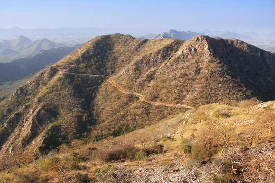 Aravalli hills, Rajasthan, India