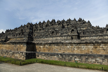 Fototapeta premium Borobudur, ancient buddhist temple, Indonesia