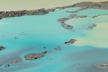 Emerald Lake, Mount Cook National Park, New Zealand