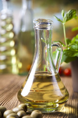 Carafe with olive oil 