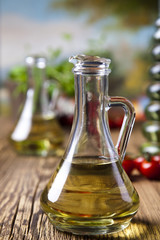 Carafe with olive oil 