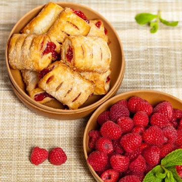 Raspberry Strudel Bites