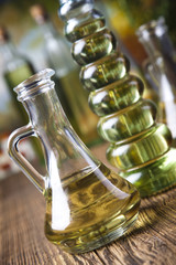 Olive oil bottles