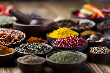 Colorful spices 