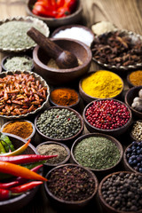 Colorful spices 