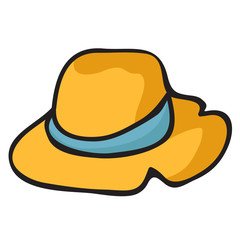 hat isolated illustration