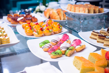 Close-up of different Vietnamese sweets