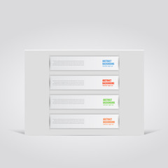 Vector abstract background. Label color and lines