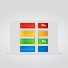 Vector abstract background. Label color and lines