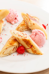 pancakes with ice cream for kids