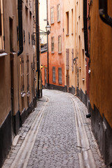 Fototapeta na wymiar street in the Stockholm