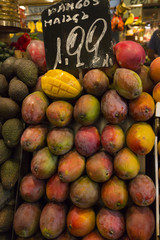 Mango Fruit with price label