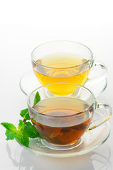 Black and green tea