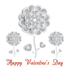 Happy Valentine's Day lettering Greeting Card