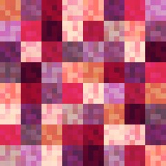 seamless shiny red squared pattern