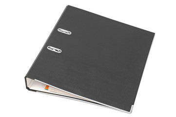 loose-leaf binder isolated on white