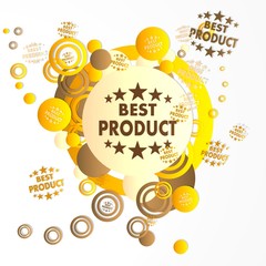 creative art best product sign