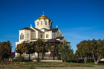 Fototapeta na wymiar Orthodox temple