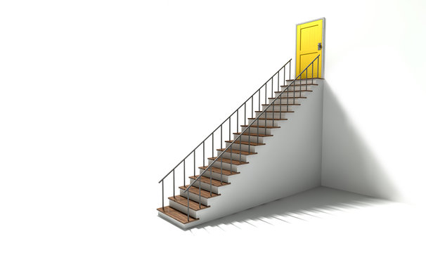 Stairway To Yellow Door