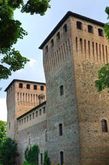 Castle of Castelguelfo. Noceto. Emilia-Romagna. Italy.