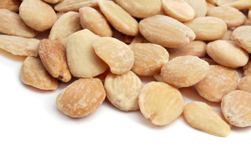 Obraz premium roasted and salted shelled almonds