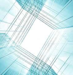 modern business center at night