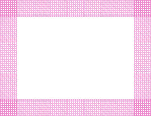 Pink Polka Dot Frame