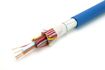 Demo model of a cable that shows how it is constructed.