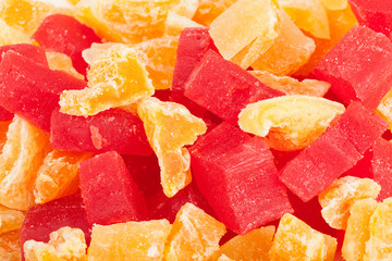 papaya cantaloupe macro