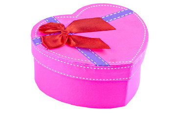 Heart shaped box with bow