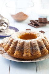 Naklejka premium marble ring cake