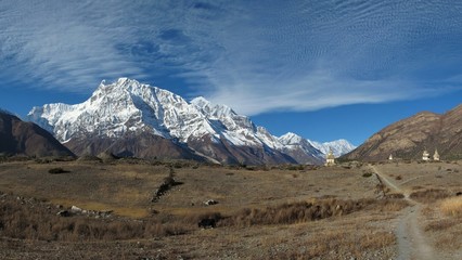 Snow capped Annapurna Range