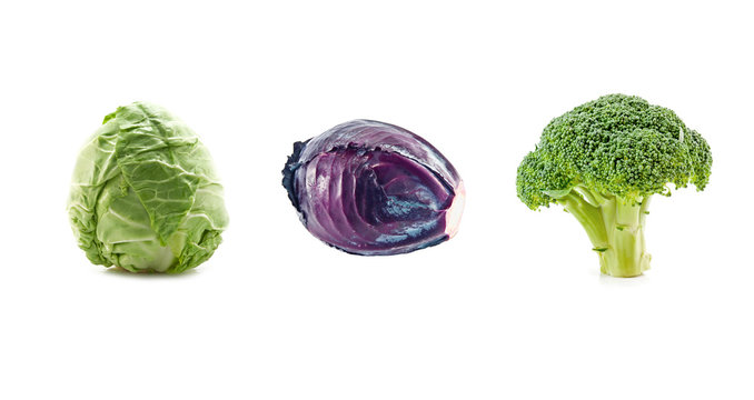 three cabbage