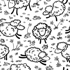 seamless with sheeps © gollli