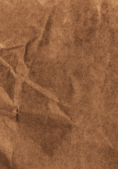 High resolution Crumpled textured  recycled paper  background. V