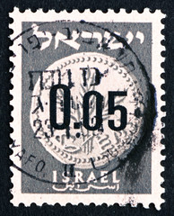 Postage stamp Israel 1960 Judean Coin